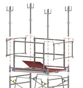 CAT et NT -- 3D -- CLAVETAGE POUTRE -- ISO -- ECLATE -- MOD - copie