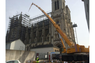 Échafaud sur monument historique